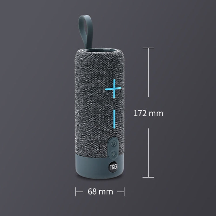 RYNX | T&G TG619 Portable Bluetooth Wireless Speaker Waterproof Outdoor Bass Subwoofer Support AUX TF USB(Peacock Blue)