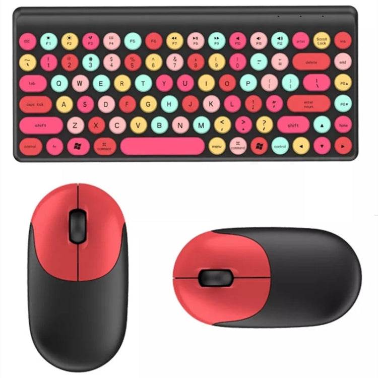 Rynx | QW02 Wireless Keyboard Mouse Set (Red)