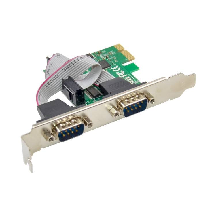 Rynx | ST316 2 Ports RS232 to PCIE Converter Card AX99100 Chipset