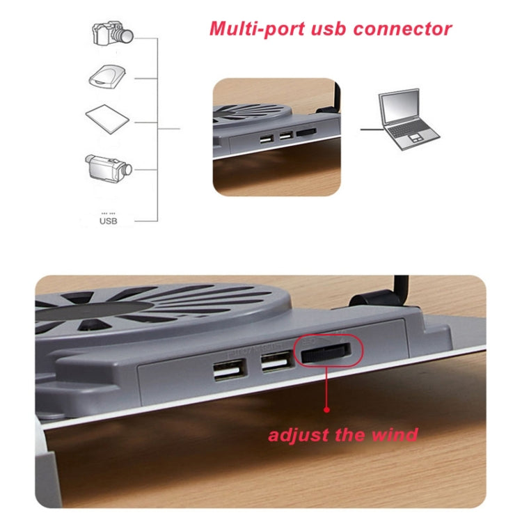 Rynx | P3 Adjustable Aluminum Folding Portable Laptop Notebook Fan Stand Holder