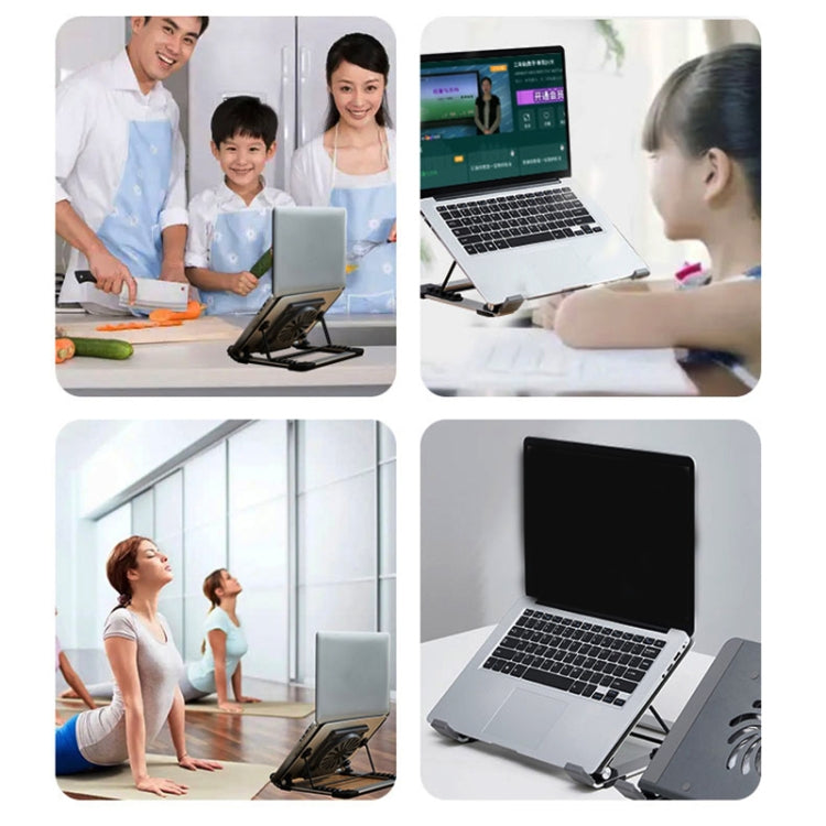 Rynx | P3 Adjustable Aluminum Folding Portable Laptop Notebook Fan Stand Holder