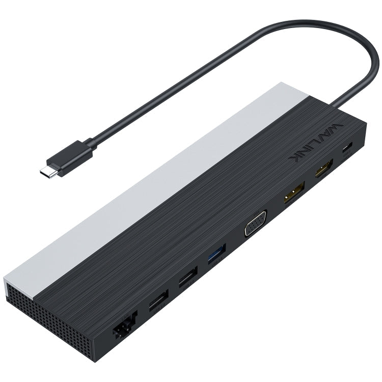 Rynx | Wavlink UMD03 Triple Display Adapter Type-C Hub 12 in 1 Docking Station