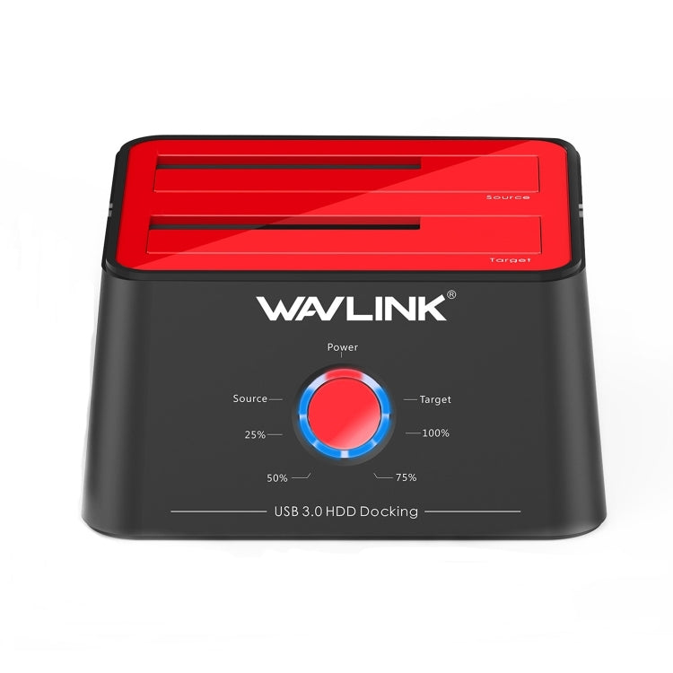 Rynx | Wavlink ST334U SSD Dual Bay External Hard Drive Docking Station USB 3.0 to SATA I/II/III (EU Plug)