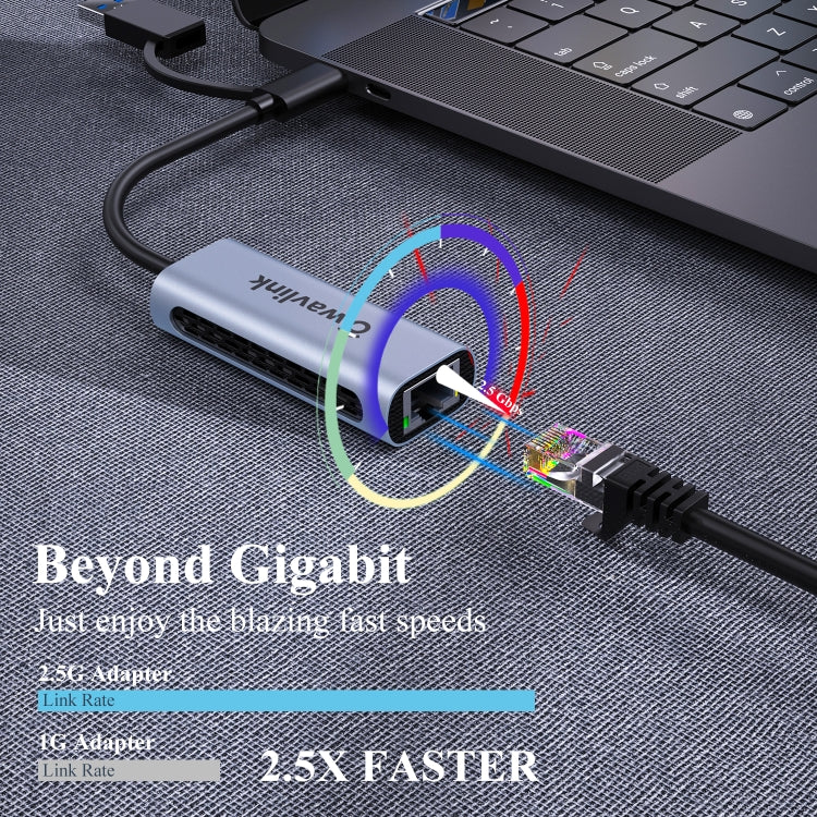 Rynx | Wavlink NWU330GCA Gigabit Ethernet Adapter Type-C to 2.5 Network Card RJ45 LAN USB3.0 Converter