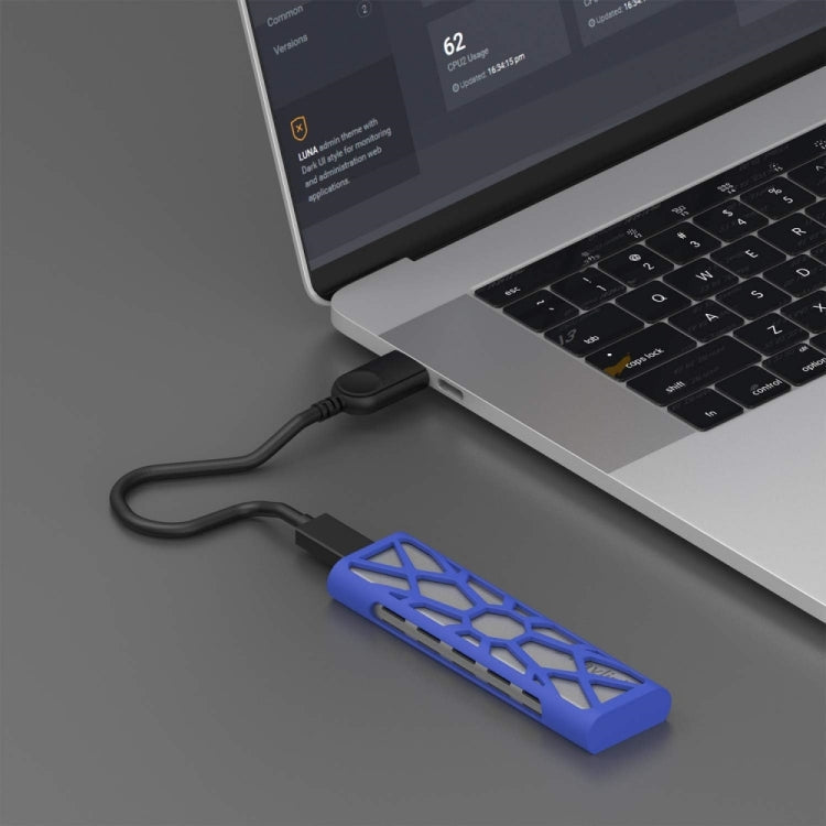 Rynx | Wavlink ST338C M.2 NVMe SSD PCIE UASP M key NGFF SATA USB-C SDD hard drive enclosure adapter