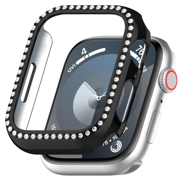 Rynx | For Apple Watch Series 8 45mm Diamond Hollow PC Watch Case (Black)