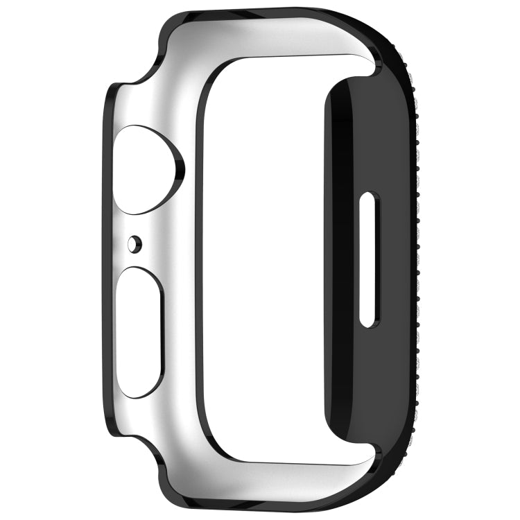 Rynx | For Apple Watch Series 8 45mm Diamond Hollow PC Watch Case (Black)