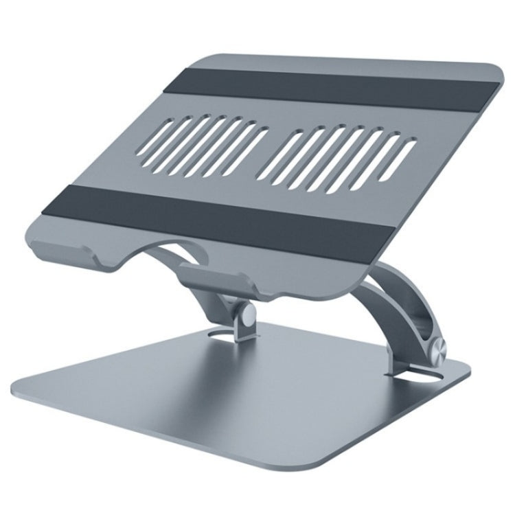 Rynx | AS010-BMW Aluminum Alloy Laptop Computer Riser Desktop Laptop Stand Holder (Gray)