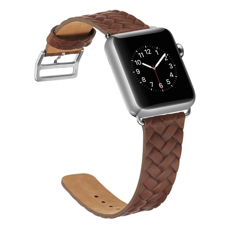 Rynx | For Apple Watch Series 9&8&7 41mm / SE 3&SE 2&6&SE&5&4 40mm / 3&2&1 38mm Braided Strap (Brown)