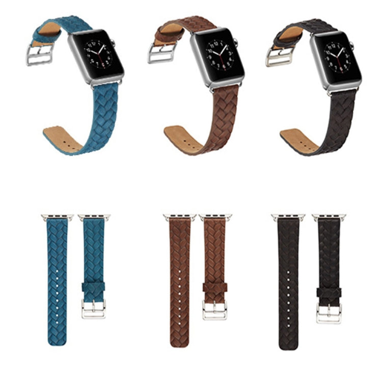 Rynx | For Apple Watch Series 9&8&7 41mm / SE 3&SE 2&6&SE&5&4 40mm / 3&2&1 38mm Braided Strap (Brown)
