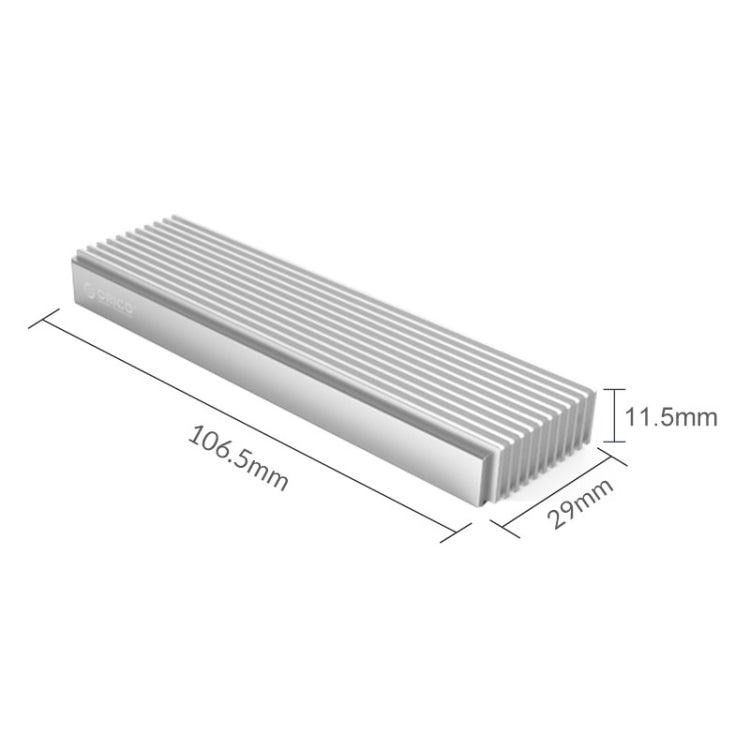 Rynx | ORICO M2PJ NVME M.2 SSD enclosure (Silver)