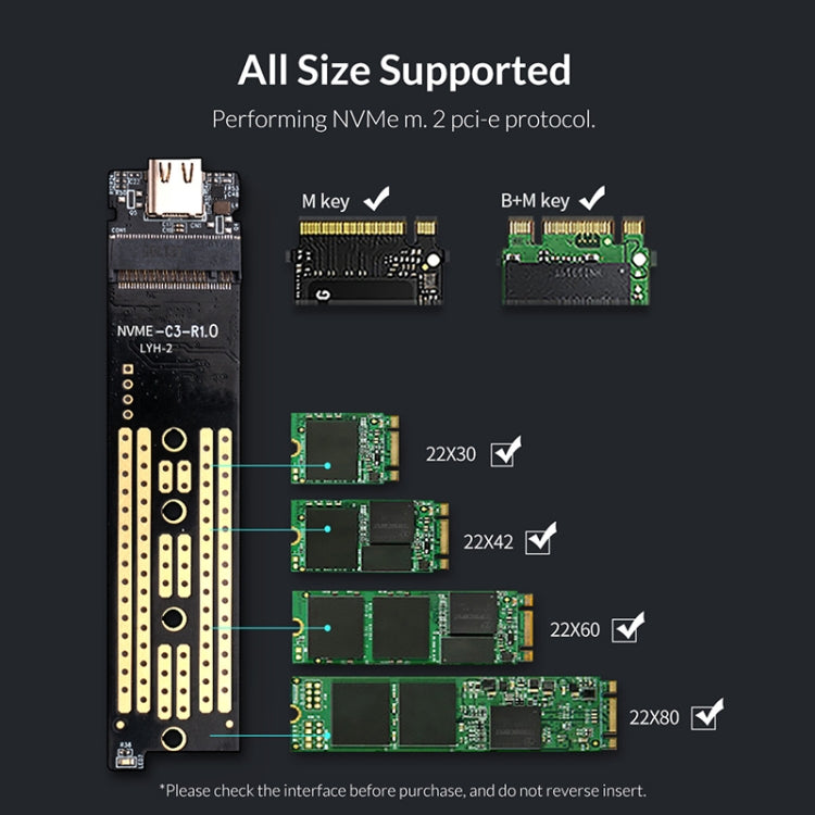 Rynx | ORICO M2PJ NVME M.2 SSD enclosure (Silver)