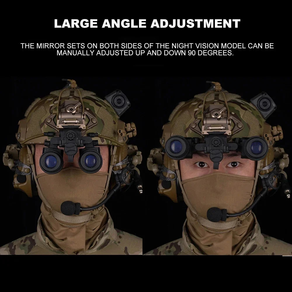 Rynx | AN/PVS31 Dual-Tube Binocular Night Vision Goggles – Dummy Props for Airsoft Helmet, Hunting, and Cosplay Accessories