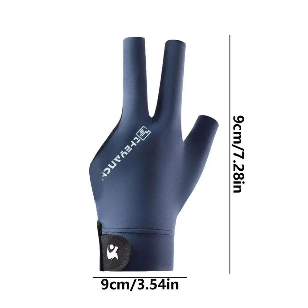 Rynx | Left-Handed Billiard Glove - Three-Finger Design for Outstanding Performance