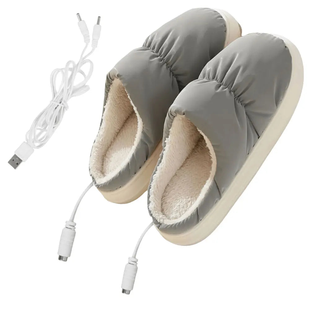 RYNX | Electric Heated Slippers for Ultimate Comfort Dark gray