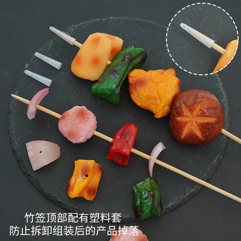 Rynx | Realistic Barbecue Simulation Skewers for Creative Cooking Displays and Fun Play