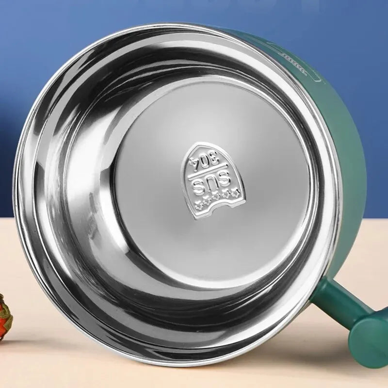 Rynx | Stainless Steel Instant Noodle Bowl with Lid - Sealed & Portable Drain Bowl, Ideal Kitchen Utensil for Instant Noodles