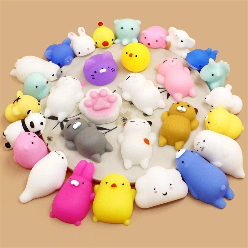 Rynx | Charming Kawaii Mochi Animal Squishies - Delicious Stress Relief Toy for Children