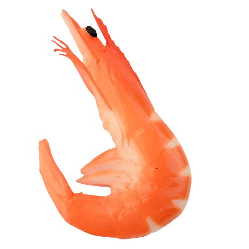 Rynx | Realistic PVC Shrimp Sculpture for Home Decor and Creative Play