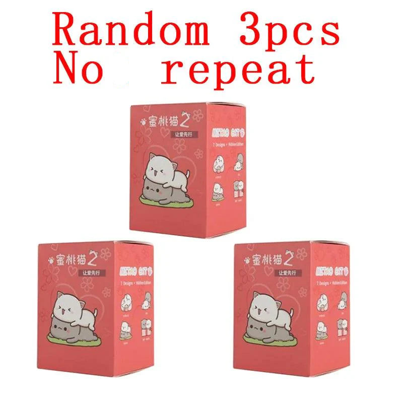 Rynx | Mitao Enchanted Happy Cat Surprise Boxes - Charming Collectible Figurines for Playful Home Decor