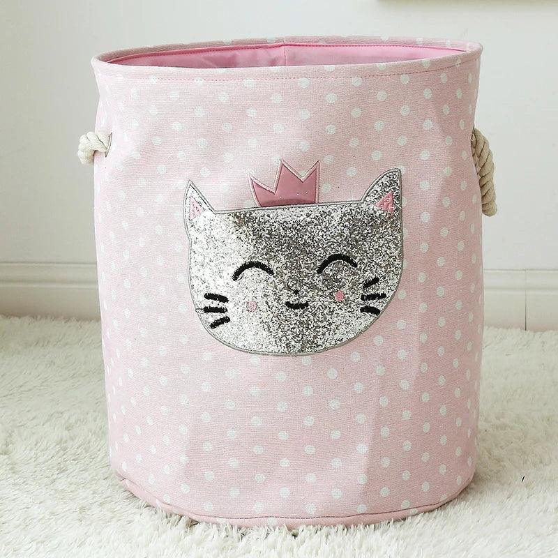 Rynx | Stylish collapsible storage basket made of canvas for children