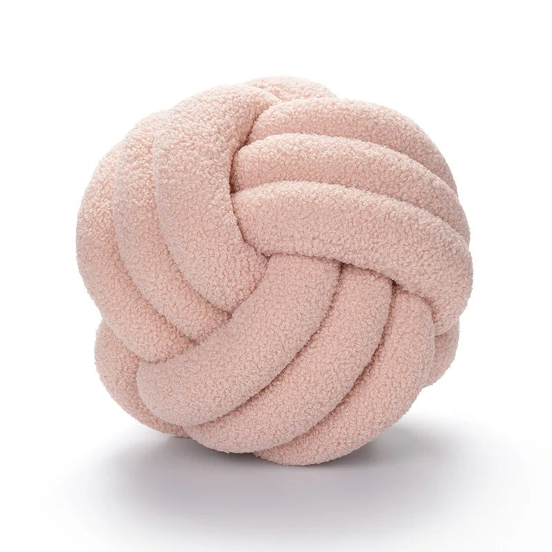 Rynx | Throw Pillow - Cozy - Hand-knotted Ball - Sheepskin