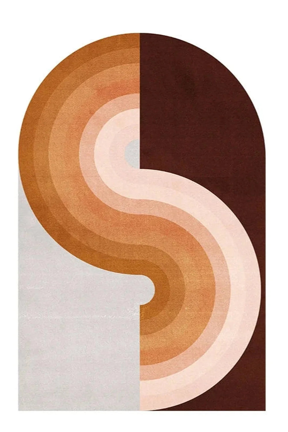 Rynx | Waves geometric rug