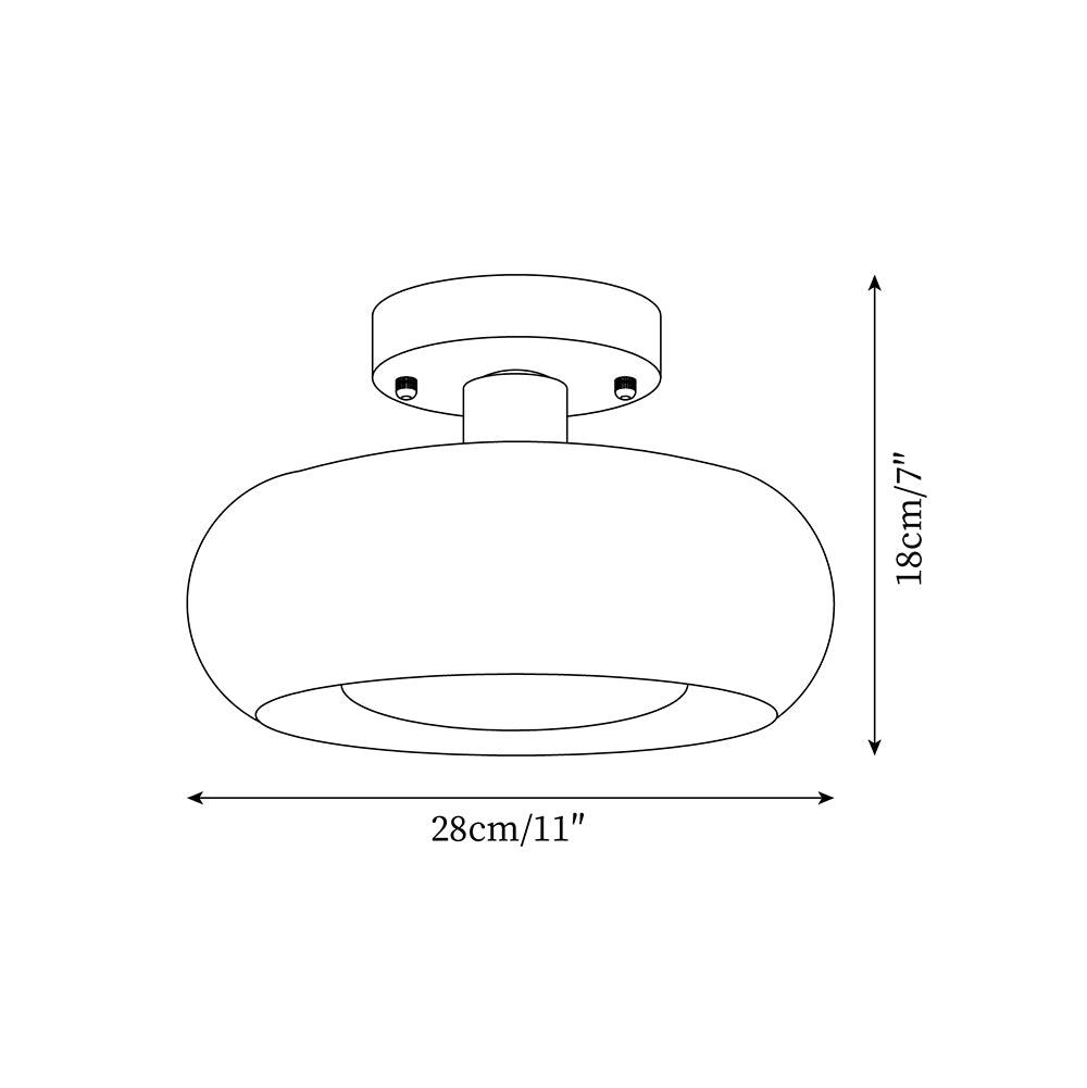 Rynx | Sanna Glass Ceiling Light