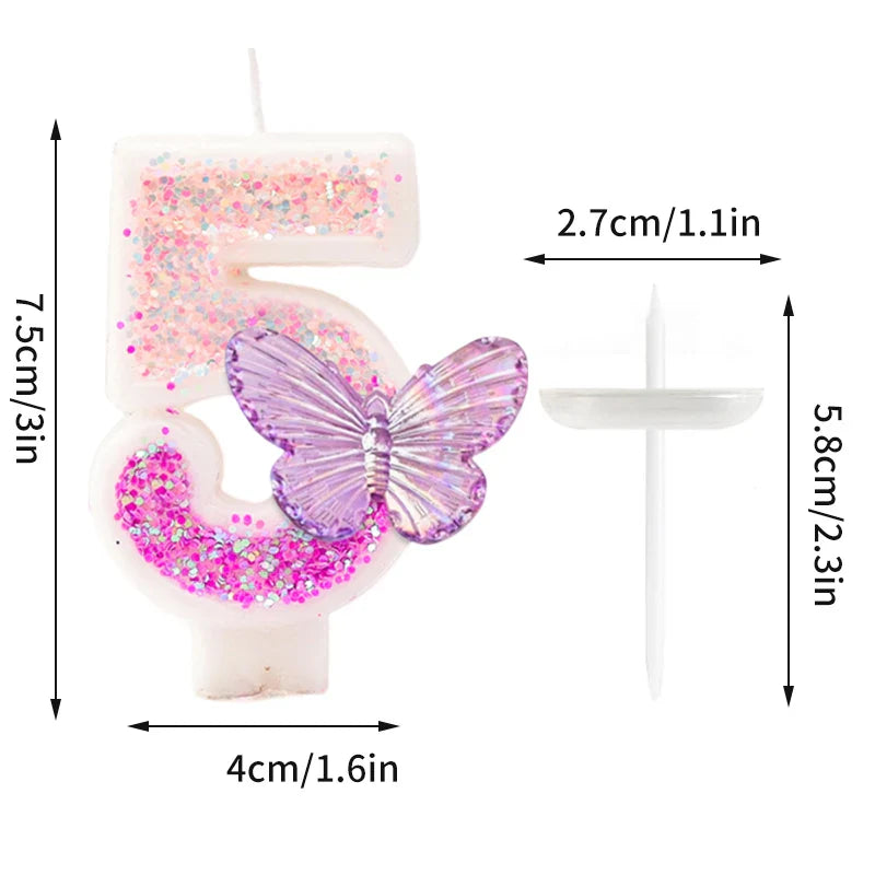 Rynx | Crown Number Candles for Birthdays – Digital 0-9 Cake Decoration with Ocean Starfish and Seashells Cake Topper for Anniversary and Special Days