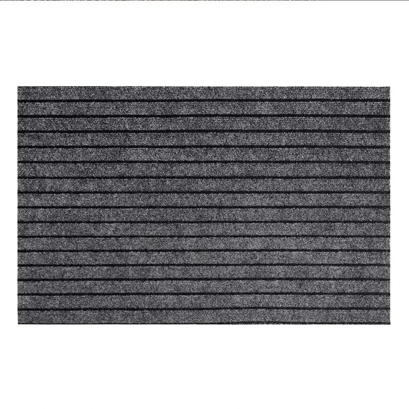 Rynx | Modern Minimalist Square Floor Mat - Durable, Stain/Fade Resistant, Non-Slip Rubber Backing, Machine Washable for Indoor/Outdoor Use