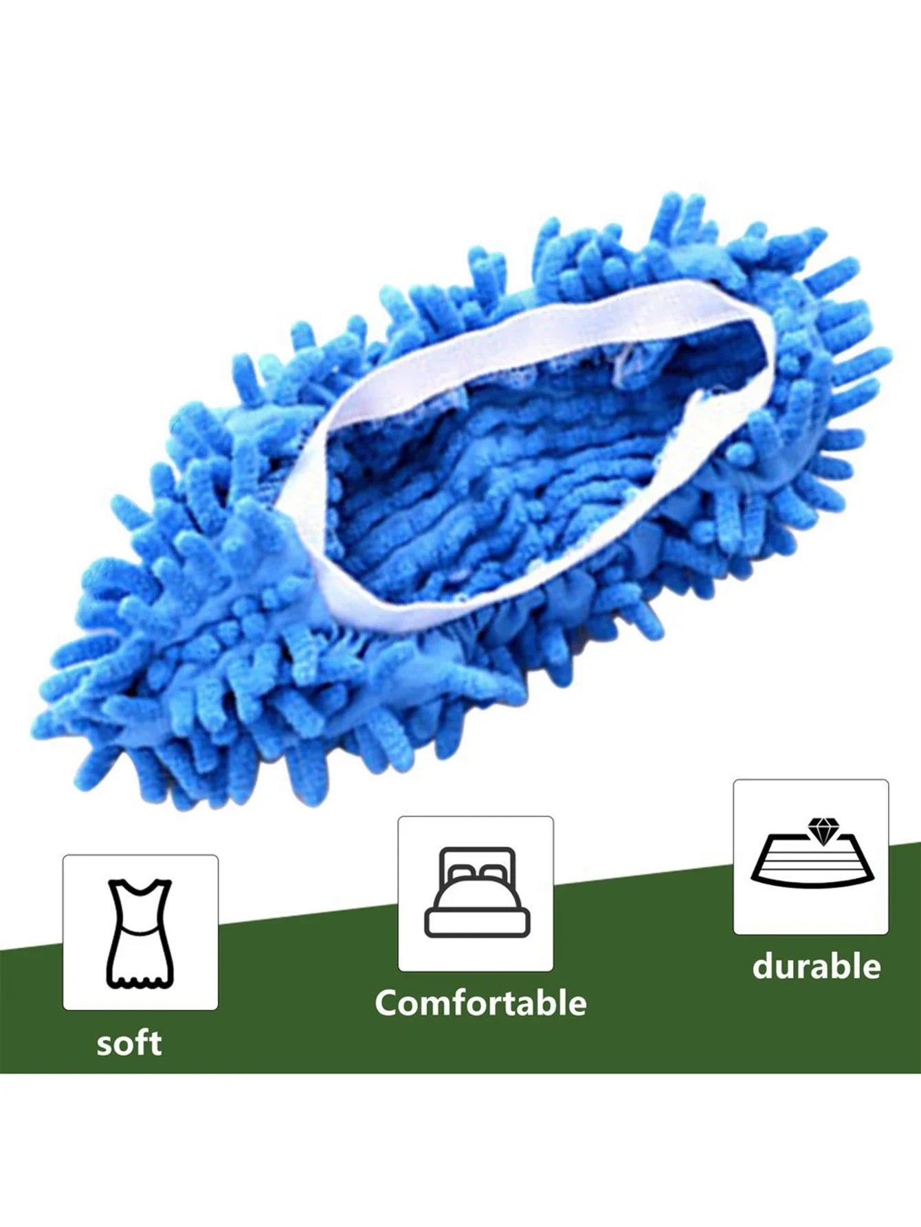 Rynx | 2PCS Chenille Dust Mop Slippers - Multi-Function Foot Socks Mop Caps for Effortless Floor Cleaning