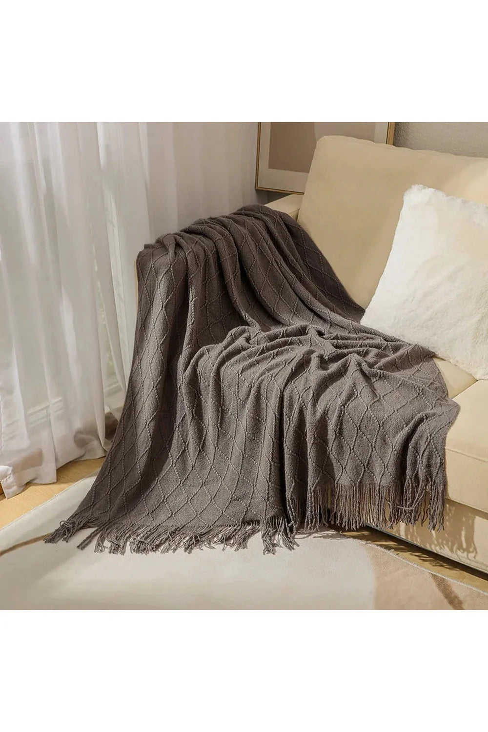 Rynx | dune textured throw blanket