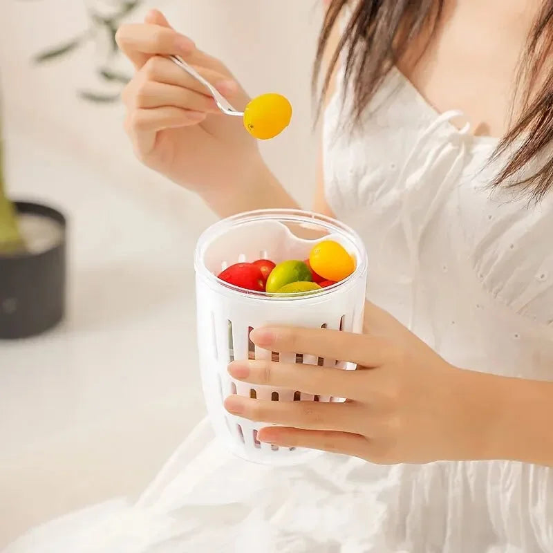 Rynx | Long Lasting Portable Drain Fruit Cup