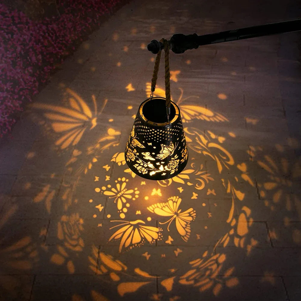 Rynx | Solar Floral Butterfly Hollow Latern Light