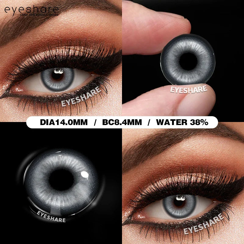 Rynx | 1 Pair Halloween Colored Contact Lenses for Cosplay White Contact Anime Colored Eye Lenses Annual Vampire Red Contact Lens