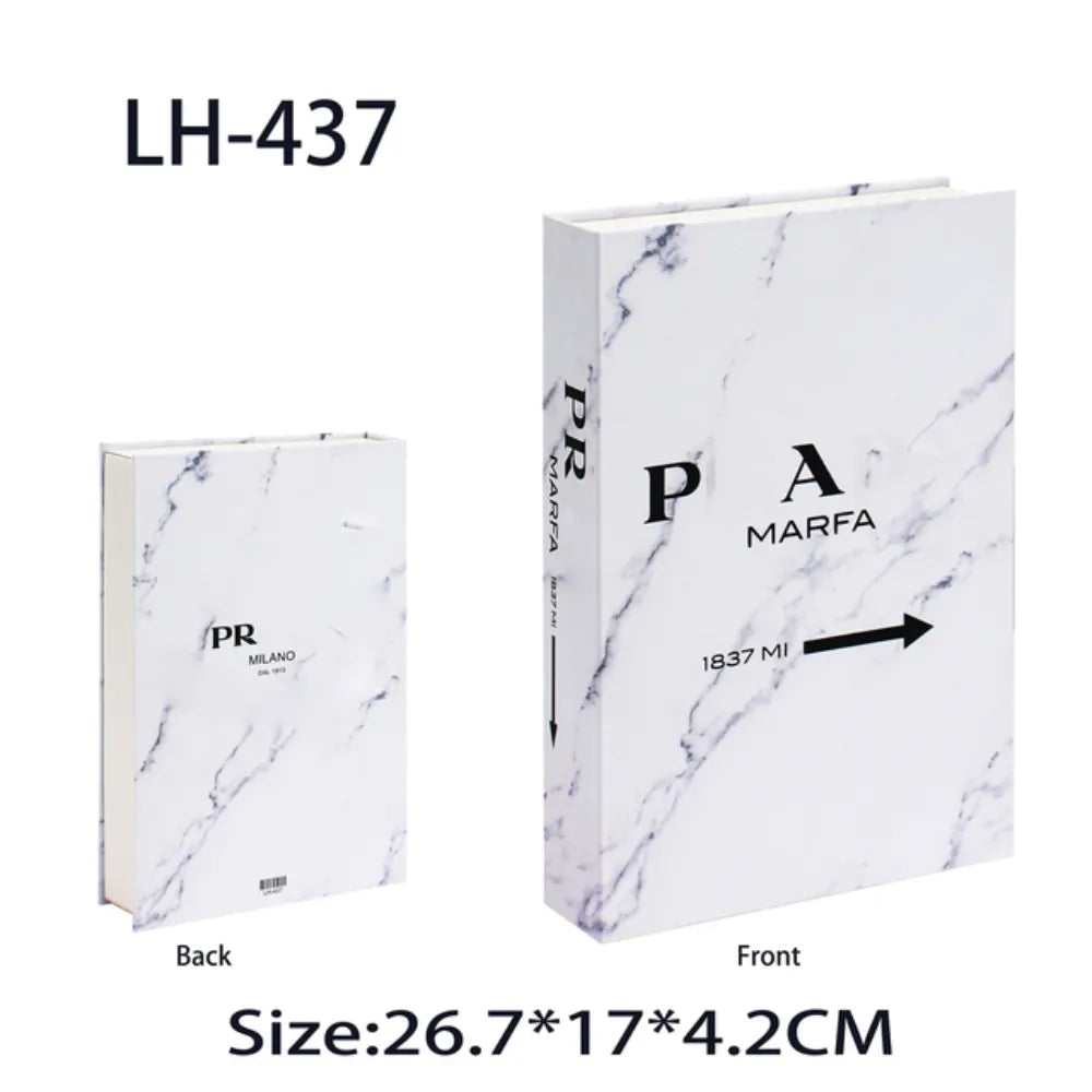 Rynx | Luxury Fake Books for Decor - Elegant Living Room Coffee Table Ornaments and Remote Control Storage Box