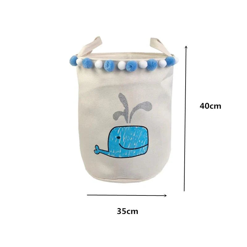 Rynx | Stylish collapsible storage basket made of canvas for children