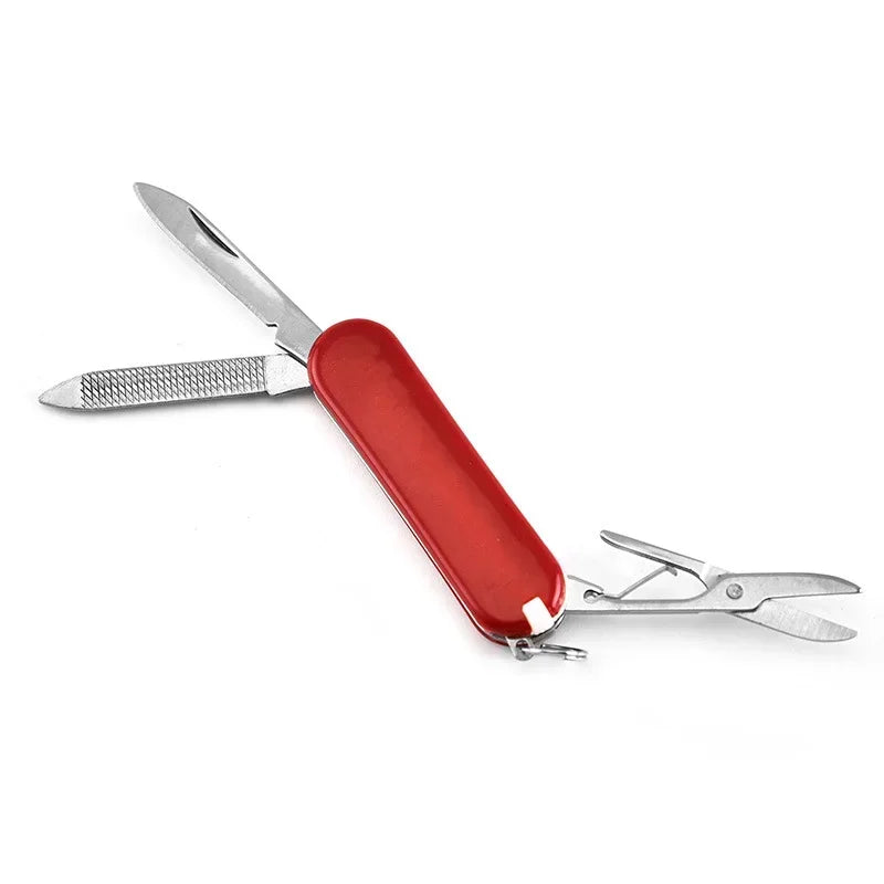Rynx | 4 in 1 Folding Clipper Scissors Knife - Multi-Functional Stainless Steel Manicure Multi-Tool for Camping