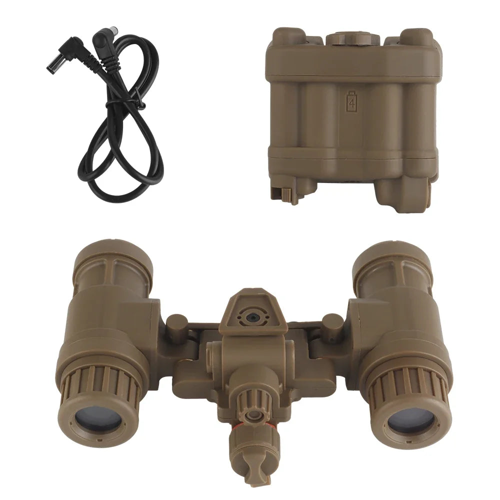 Rynx | AN/PVS31 Dual-Tube Binocular Night Vision Goggles – Dummy Props for Airsoft Helmet, Hunting, and Cosplay Accessories