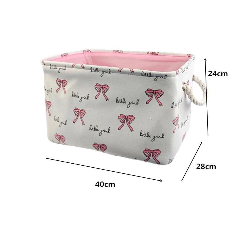 Rynx | Stylish collapsible storage basket made of canvas for children