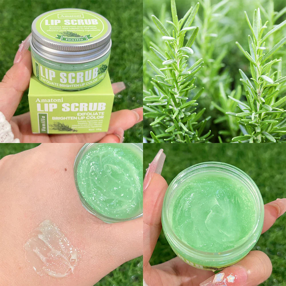 Rynx | Hydrating Fruit Flavor Lip Scrub Reduces fine lines of the lips Moisturizes Nourishing Exfoliating dead skin Lip balm Lip mask Makeup