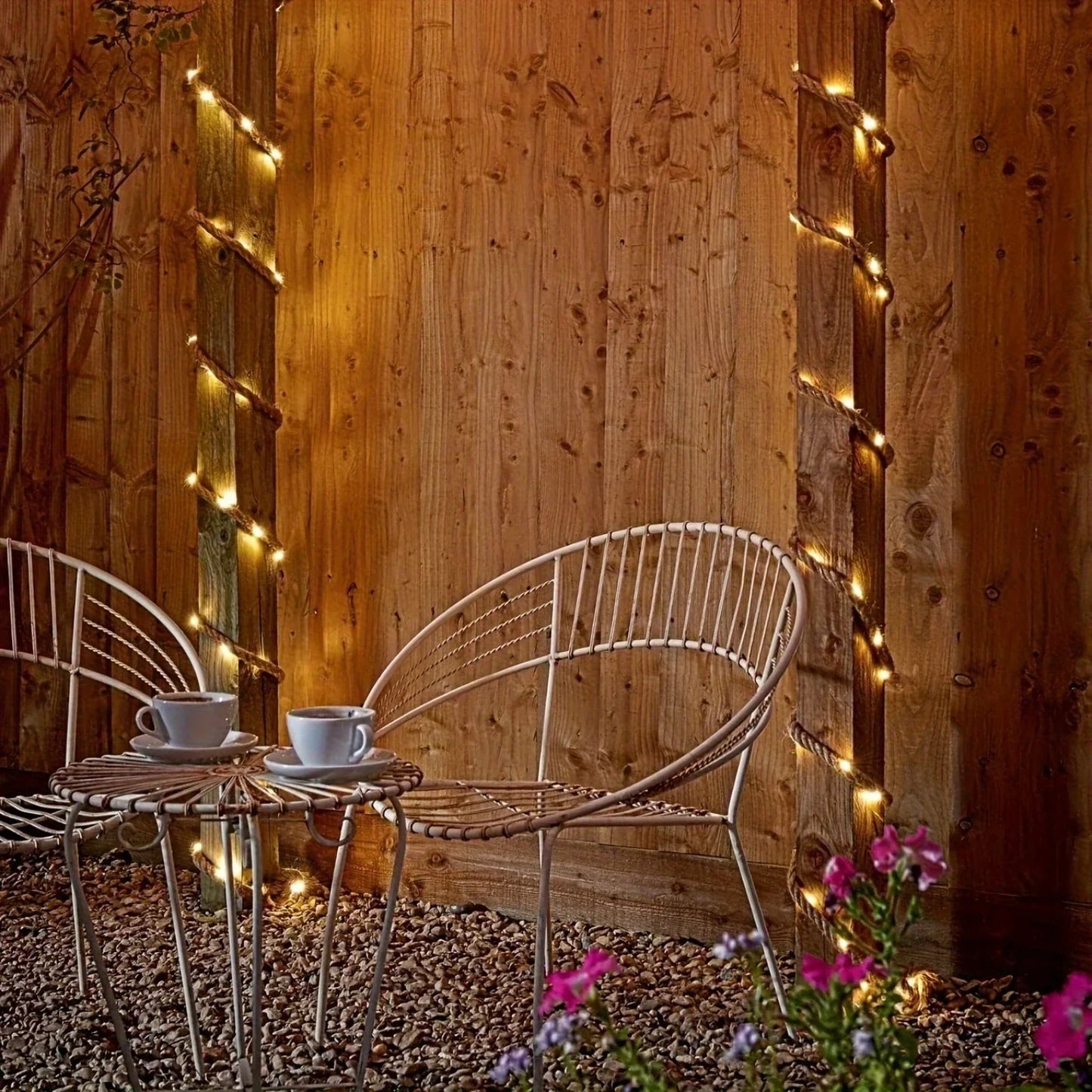 Rynx | SolarRope | Solar-powered hemp rope light | Sustainable decorative lighting for garden & terrace