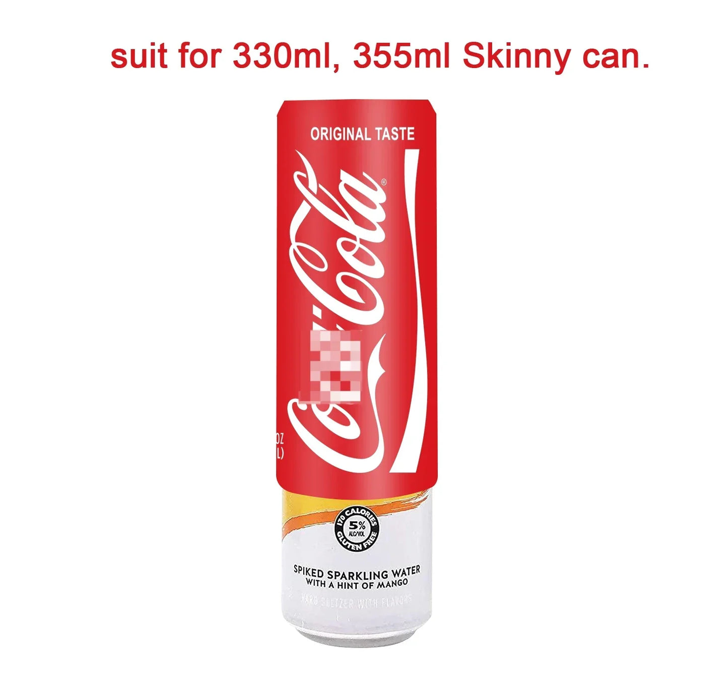 Rynx | Silicone Beer Can Cover: Hide-a-Beer Bottle Sleeve for 330ml to 500ml Cans - Perfect for Golf, Basketball, Park, and Beach