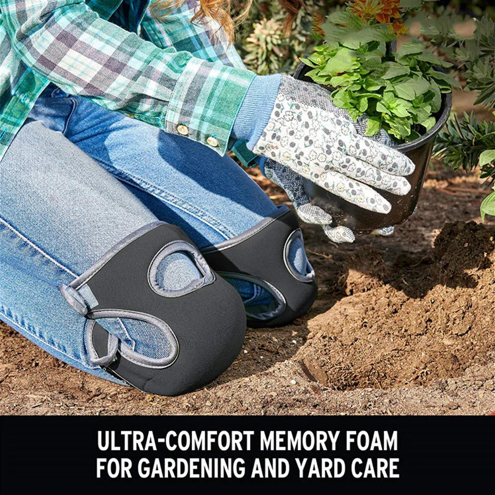 Rynx | Soft Gardening Knee Pads | Anti-Slip Protectors for Gardeners | Protective Cushion for Cleaning & Scrubbing Floors | 1 Pair