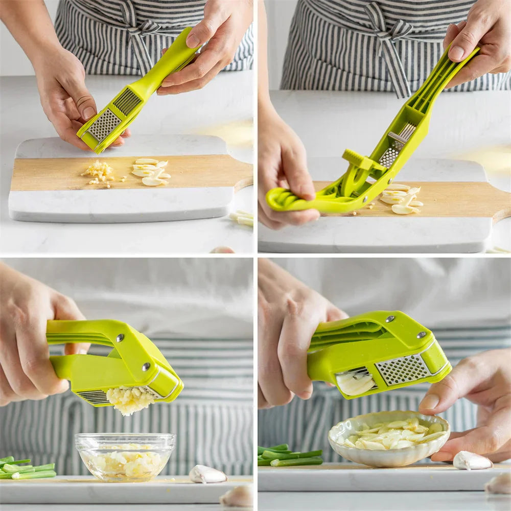 Rynx | 2in1 Garlic Crusher Slicing Kitchen Gadget