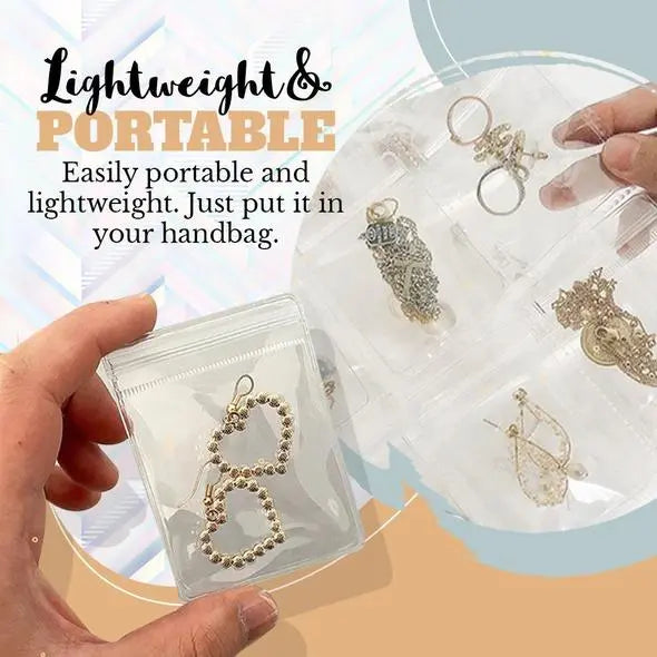 Rynx | Jewelry Storage Book – Transparent Travel Case with PRedection System