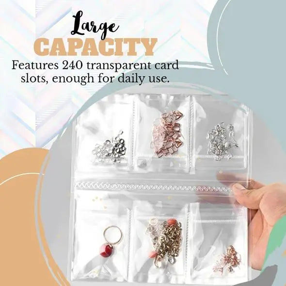Rynx | Jewelry Storage Book – Transparent Travel Case with PRedection System