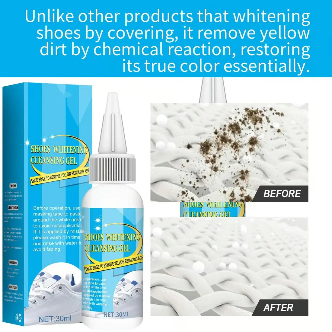 Rynx | Shoe Brightening Cleaning Gel – Bring the brightness back to your shoes
