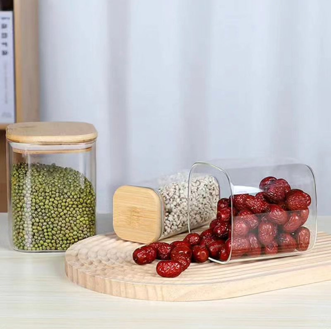 Rynx | 12 Piece Glass Spice Jar Set