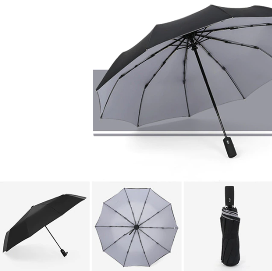 RYNX | Windproof Storm Umbrella Gray